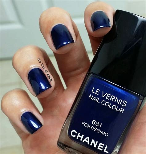 chanel navy blue nail polish|chanel nail polish shades.